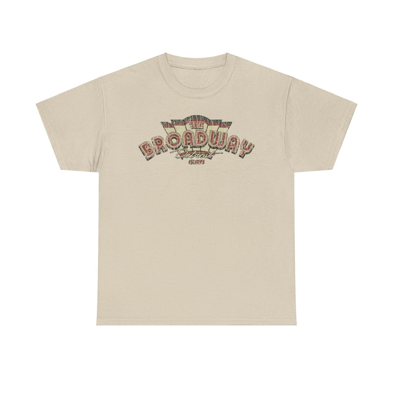 Load image into Gallery viewer, The Broadway Detroit 1975 Michigan Luxury Clothing Store T-shirt
