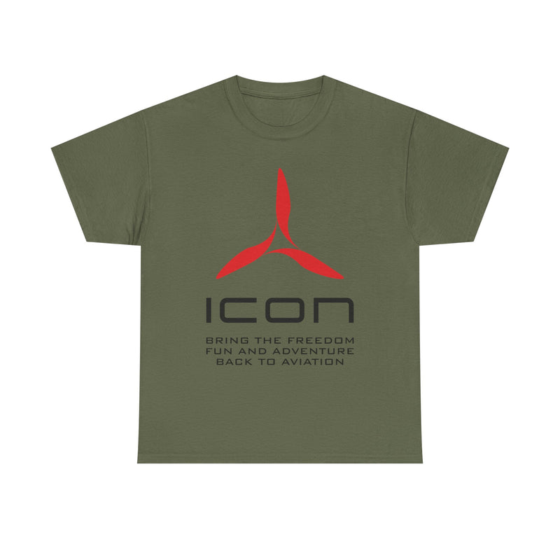 Load image into Gallery viewer, ICON Aircraft Defunct Aviation T-Shirt Fun Adventure Freedom Flying Pilot Tee
