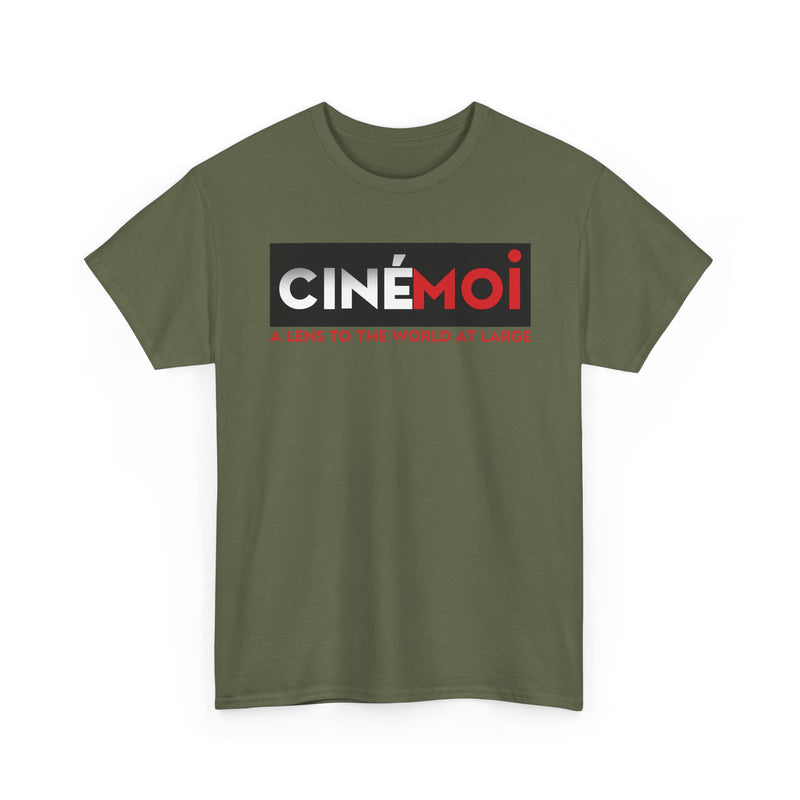 Load image into Gallery viewer, Cinemoi A Lens To The World At Large Logo Graphic T-Shirt Rare Defunct Brand Tee
