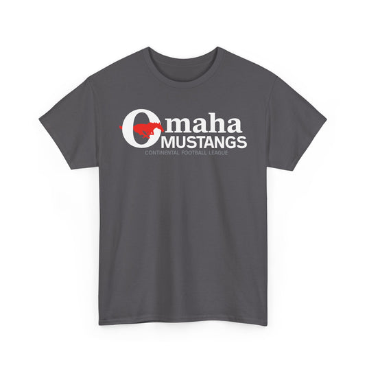 Omaha Mustangs 1964-1975 Nebraska Football T-shirt