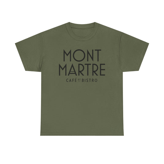 Café Montmartre T-Shirt - French Restaurant Industry Defunct Logo Tee