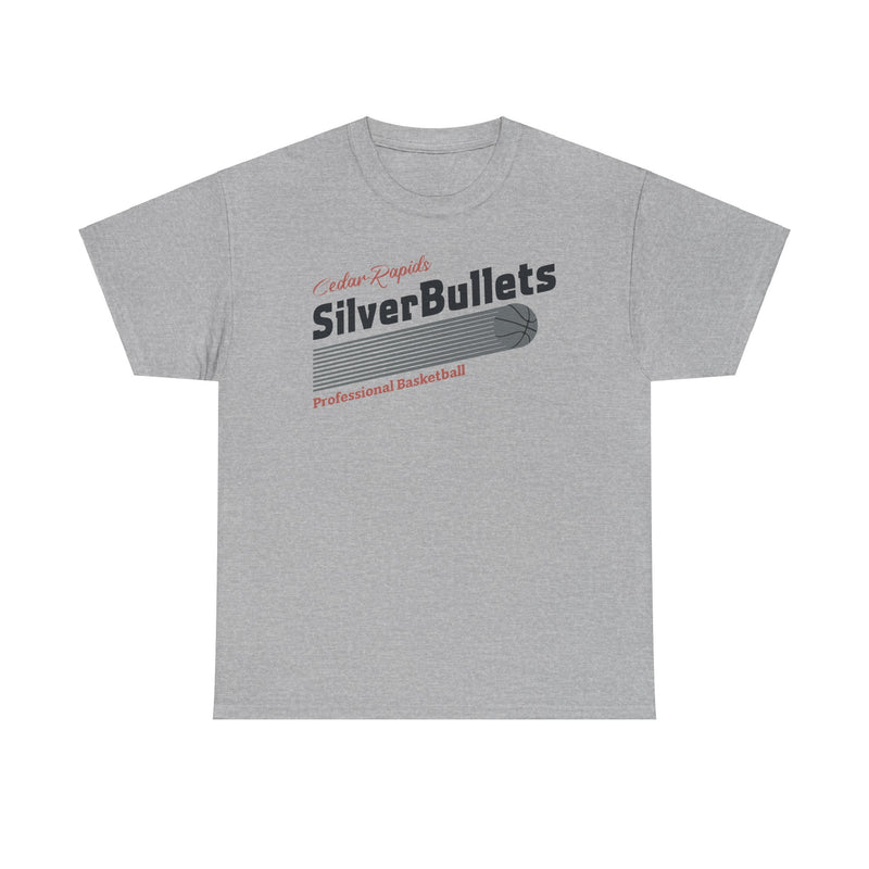 Load image into Gallery viewer, Cedar Rapids Iowa Silver Bullets CBA &#39;88-91 T-shirt
