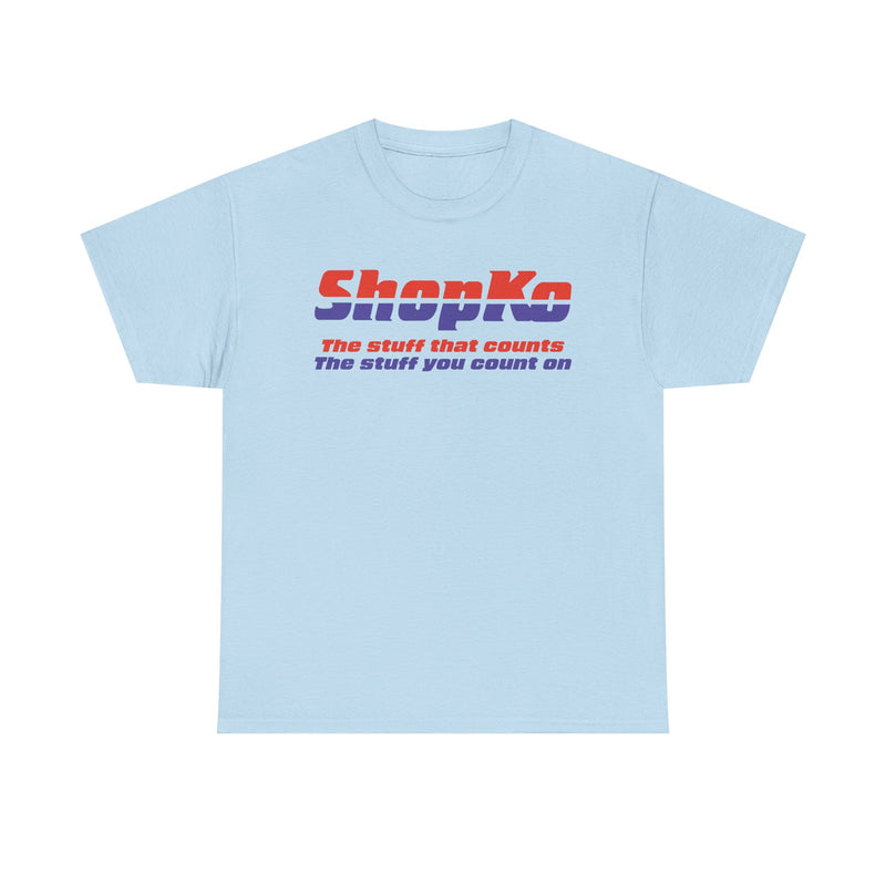 Load image into Gallery viewer, ShopKo The Stuff That Counts Orange Blue Logo Department Store T-shirt
