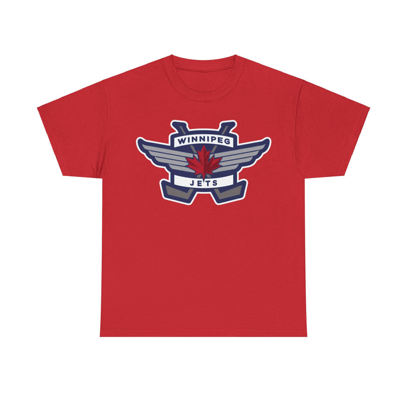 Load image into Gallery viewer, Winnipeg Jets Maple Leaf Logo Hockey Team T-shirt
