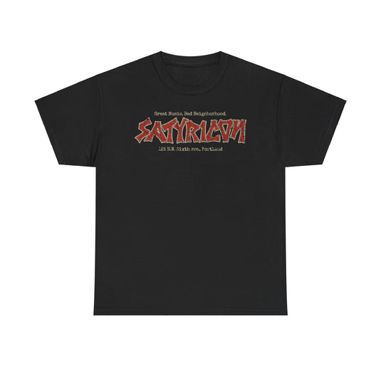 Satyricon Portland Oregon 1983 Nightclub Punk Rock Dance T-shirt