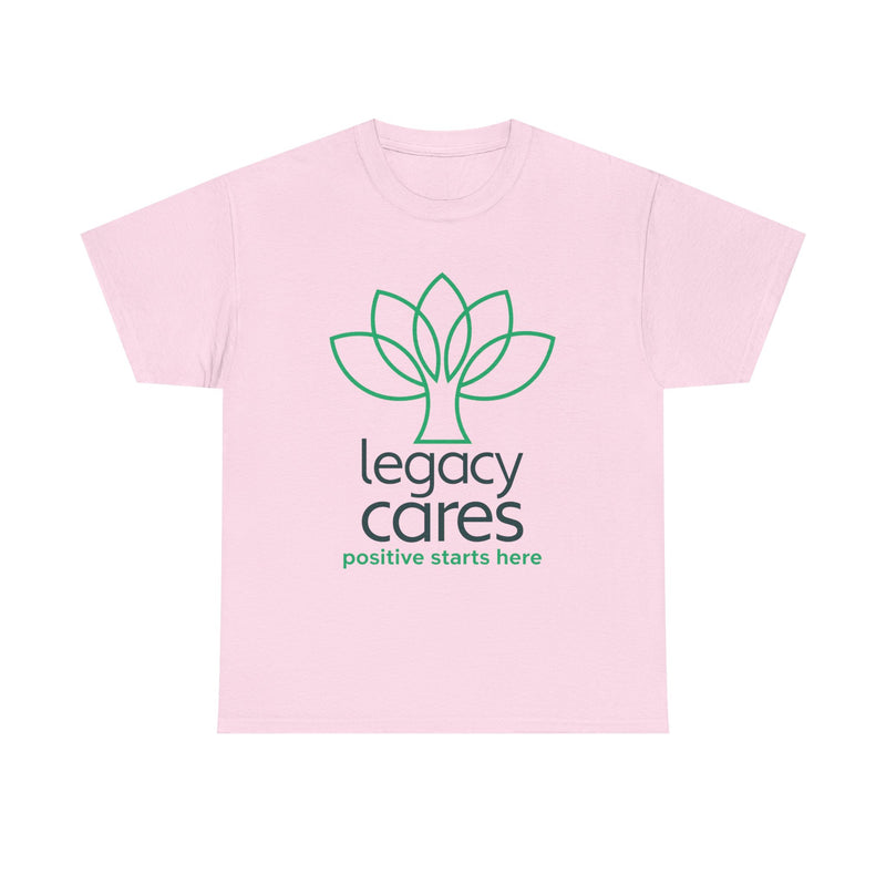 Load image into Gallery viewer, Legacy Cares T-Shirt - Nonprofit Sports Industry Bankrupt Logo Tee
