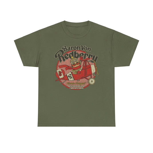 Baron Von Redberry Quaker Oats Cereal Mascot T-shirt