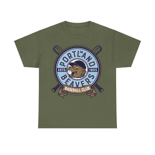 Portland Beavers Oregon Est 1903 Baseball Team T-shirt