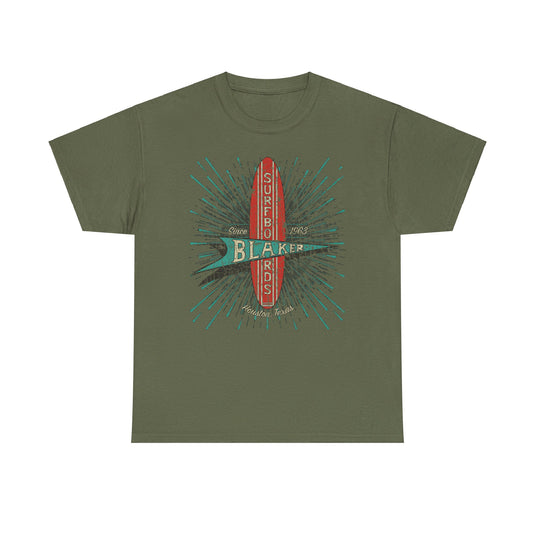 Blaker Surfboards Houston Texas Store T-shirt