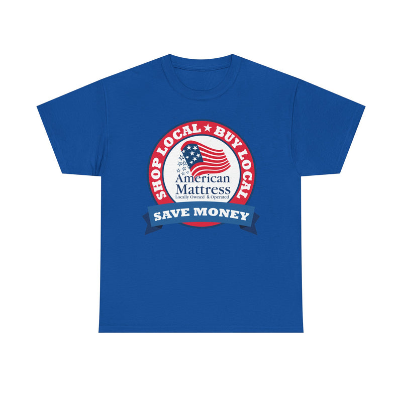 Load image into Gallery viewer, American Mattress Shop Local T-Shirt - Retail Industry Logo Tee
