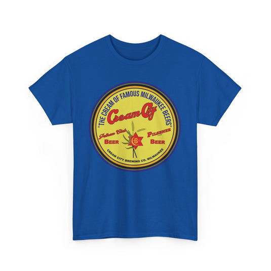 Cream City Beer Milwaukee Brewing Co Logo Wisconsin T-Shirt