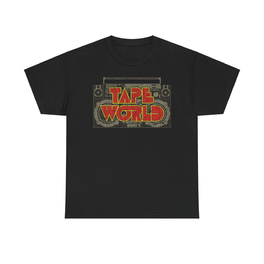 Tape World Boombox 1978 Mall Music Store T-shirt