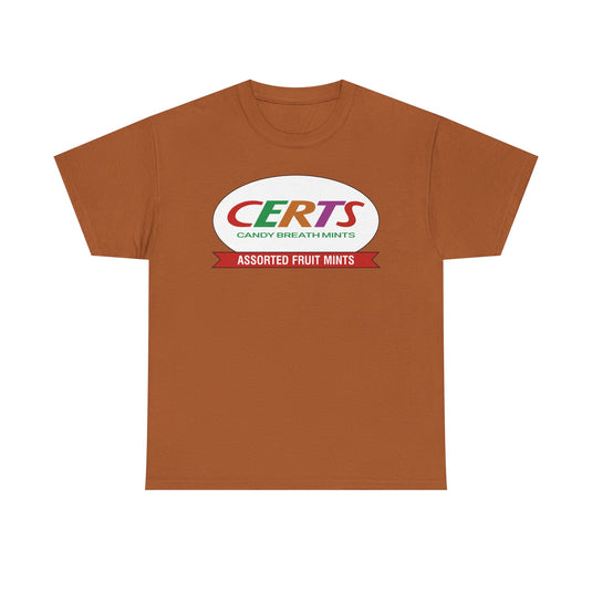 Certs Candy Breath Mints Assorted Fruit Brand T-Shirt