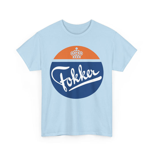 Fokker Royal Dutch Aircraft Manufacturer Vintage Logo T-Shirt
