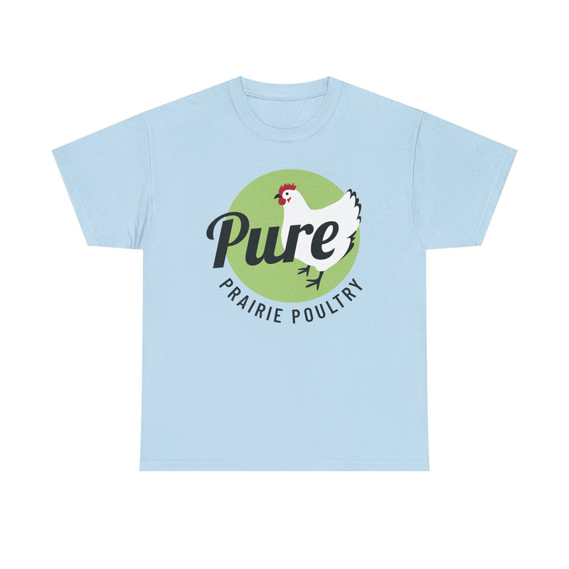 Load image into Gallery viewer, Pure Prairie Poultry T-Shirt Defunct Chicken Farm Bankrupt Company Logo Tee
