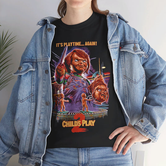 Childs Play 2 Chuckie Horror Movie T-shirt