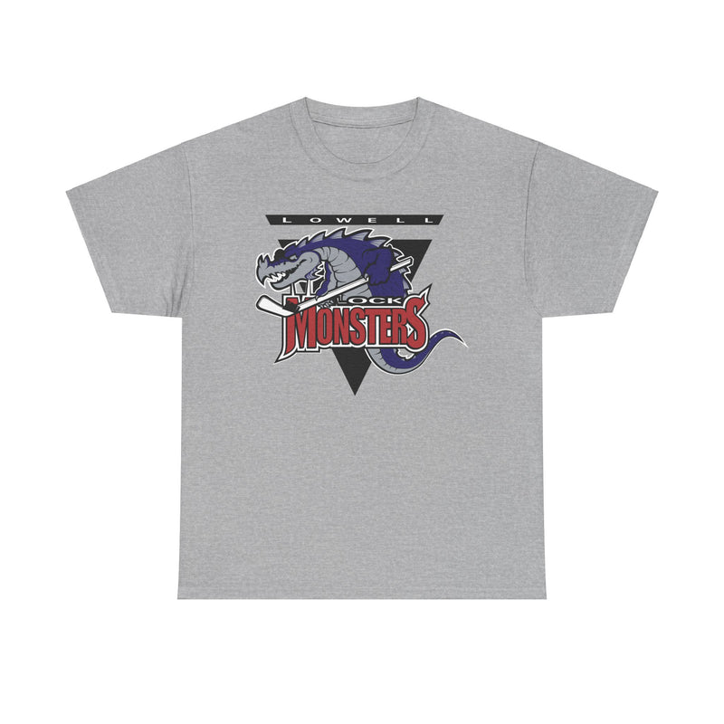 Load image into Gallery viewer, Lowell Lock Monsters American Hockey League 1998-2006 Massachusetts T-shirt
