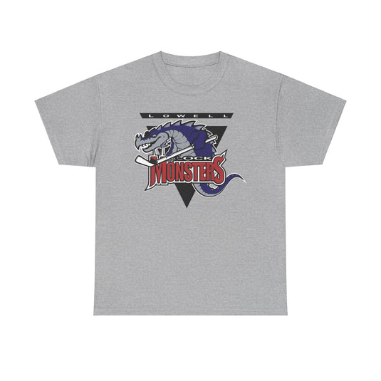 Lowell Lock Monsters American Hockey League 1998-2006 Massachusetts T-shirt