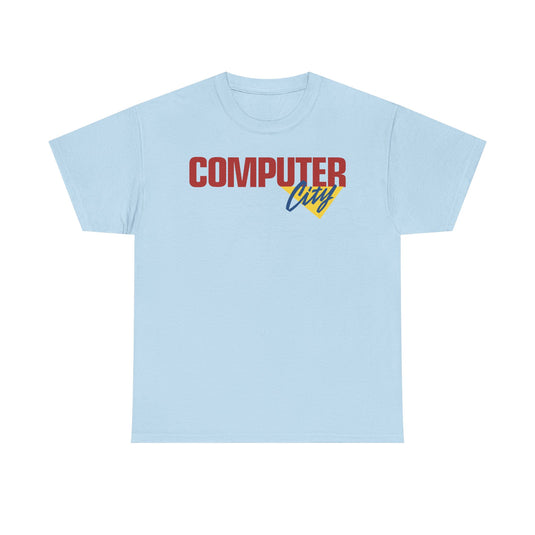Computer City Retro Electronics Store 90s Nostalgia T-Shirt