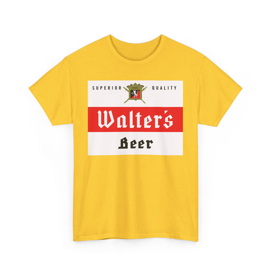 Walter's Beer Superior Quality Logo Brewery Brand T-Shirt
