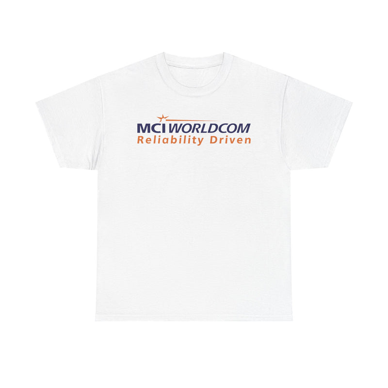 Load image into Gallery viewer, MCI WorldCom Reliability Driven Telecom Company Logo T-Shirt
