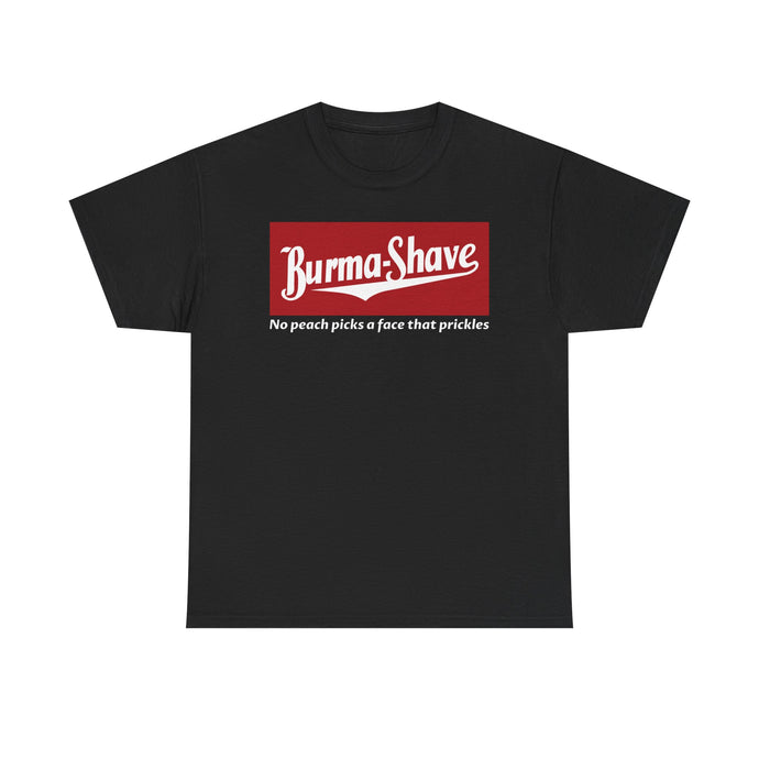 Burma-Shave Classic Red Logo Vintage Shaving Company Brand T-Shirt