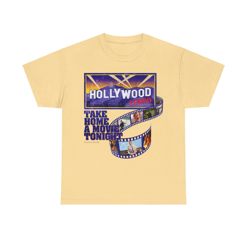 Load image into Gallery viewer, Hollywood Video Retail Movie Store Nostalgic Logo T-shirt
