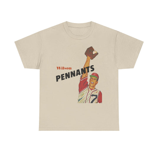 Wilson Pennants Baseball 1973 North Carolina T-shirt