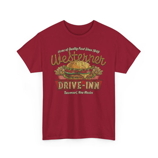 Westerner Drive-Inn 1949 Tucumcari New Mexico Diner Fast Food Restaurant T-shirt