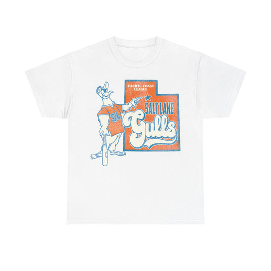 Salt Lake Gulls Utah Nostalgic Retro Baseball Team T-shirt