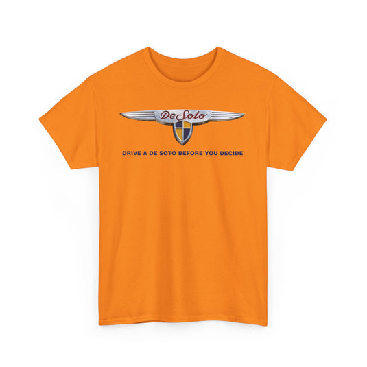 DeSoto Drive Before You Decide Chrome Wing Emblem T-shirt