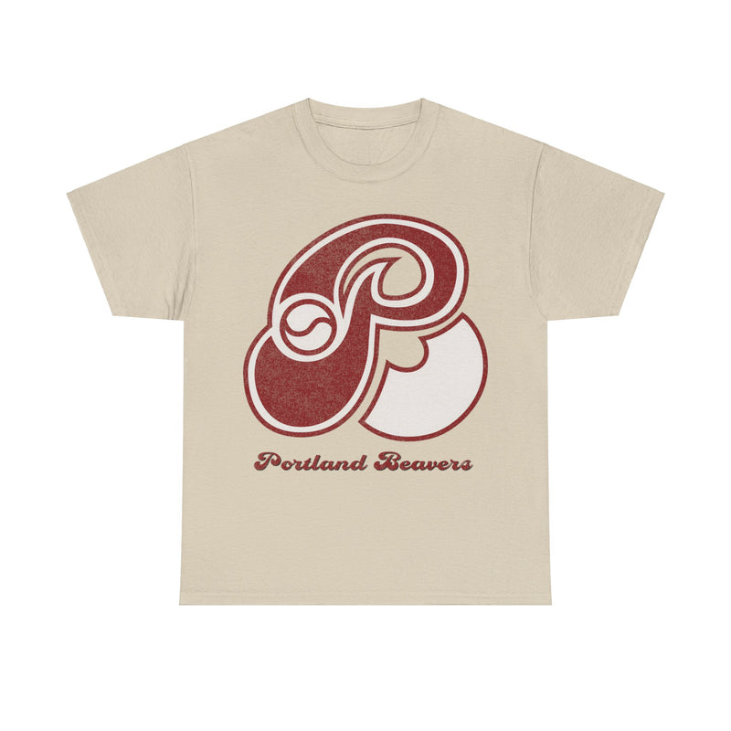 Load image into Gallery viewer, Portland Beavers Red Logo Oregon Baseball Team T-shirt
