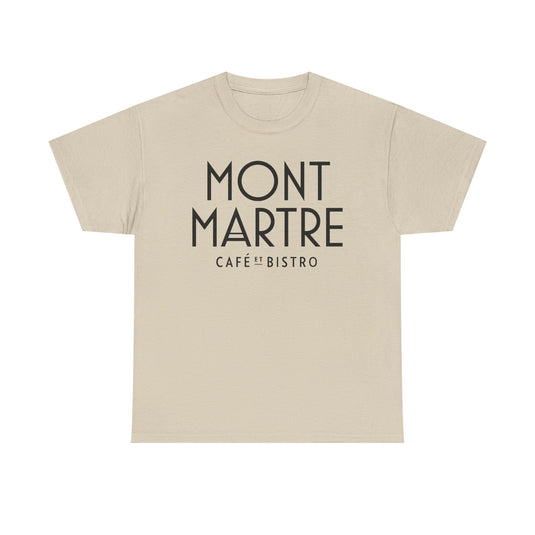 Café Montmartre T-Shirt - French Restaurant Industry Defunct Logo Tee