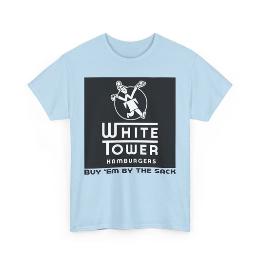 White Tower Hamburgers Buy Em By The Sack Vintage Logo T-Shirt
