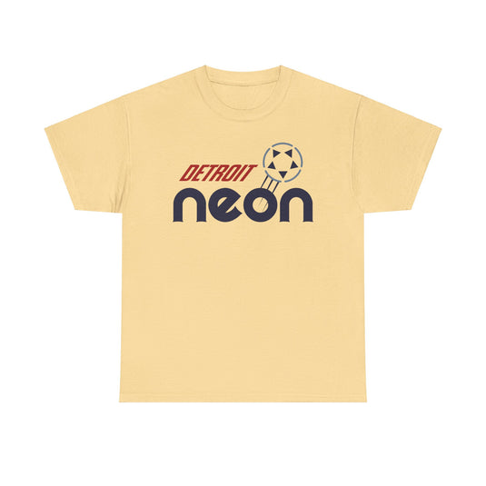 Detroit Neon Michigan Continental Indoor Soccer League 1994-1996 T-shirt