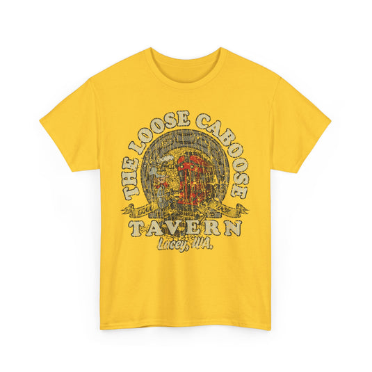 The Loose Caboose Tavern 1967 Lacey Washington Bar Restaurant T-shirt