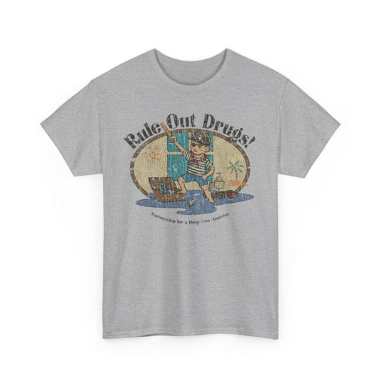 Rule Out Drugs 1986 Political Drug-free T-shirt