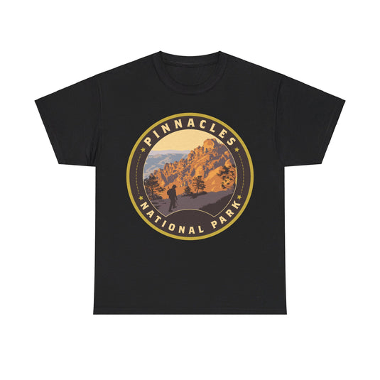 Pinnacles National Park California Round Logo T-shirt