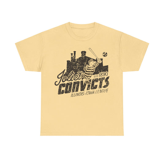 Joliet Convicts Est 1890 Illinois Baseball T-shirt