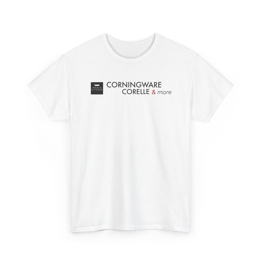 CorningWare Corelle T-Shirt - Classic Kitchenware Company Logo Tee