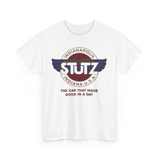 Stutz The Car That Made Good In A Day Indianapolis Logo T-shirt