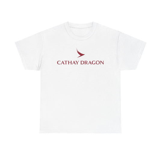 Cathay Dragon Hong Kong Airline Premium Asian Carrier Logo T-shirt