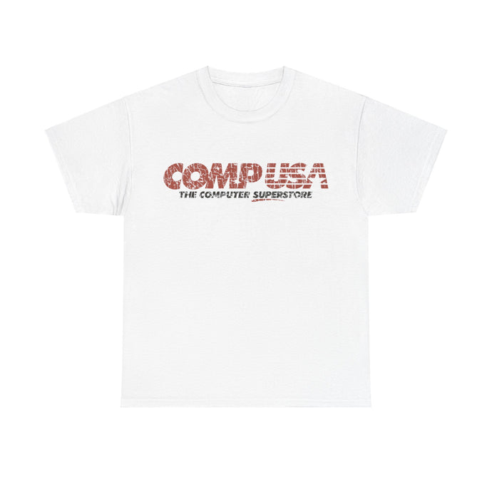 CompUSA 1984 Electronics Store Distressed Print T-shirt