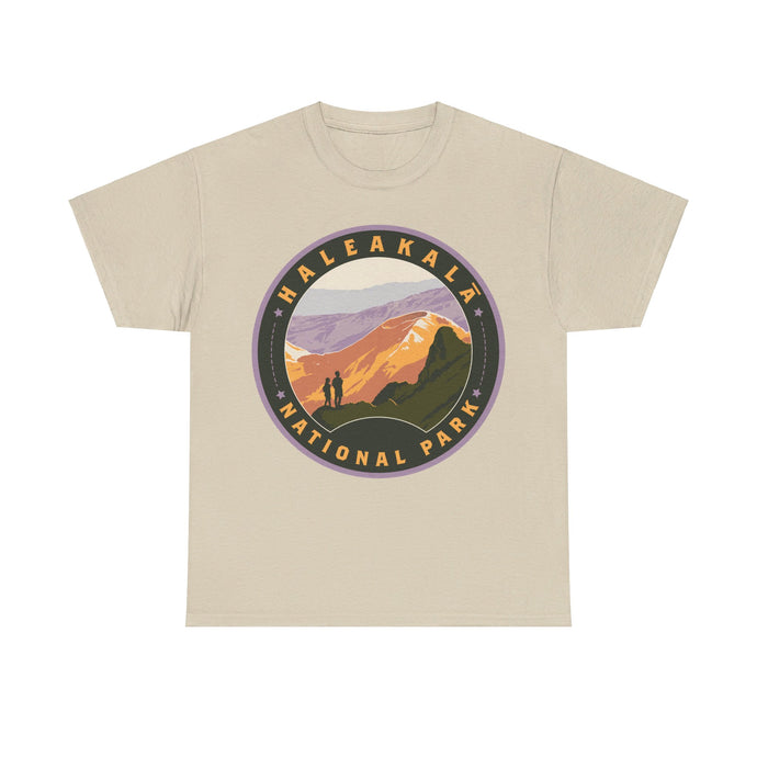 Haleakala National Park Hawaii Round Logo T-shirt