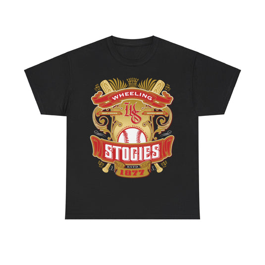 Wheeling Stogies Est 1877 West Virginia Baseball T-shirt