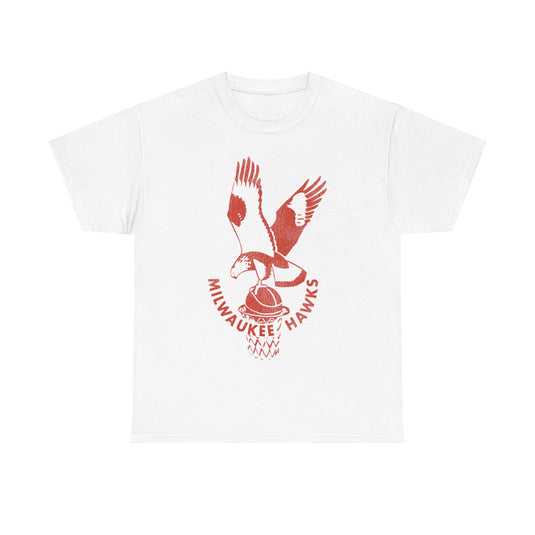 Milwaukee Hawks Basketball Team Nostalgic Retro T-shirt