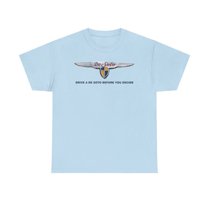 DeSoto Drive Before You Decide Chrome Wing Emblem T-shirt