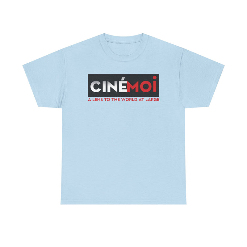 Load image into Gallery viewer, Cinemoi A Lens To The World At Large Logo Graphic T-Shirt Rare Defunct Brand Tee
