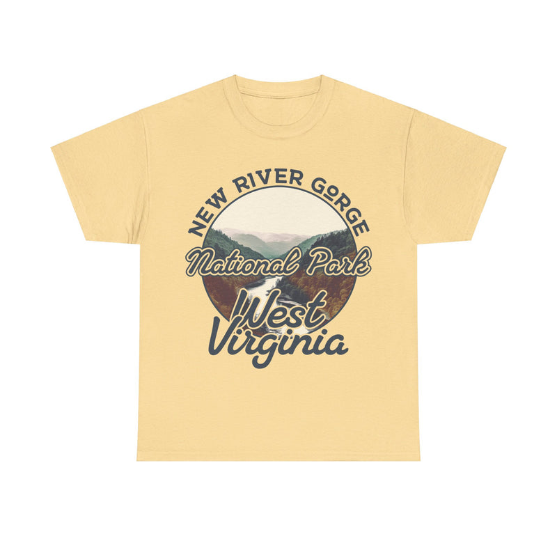 Load image into Gallery viewer, New River Gorge National Park West Virginia Poster Print T-shirt
