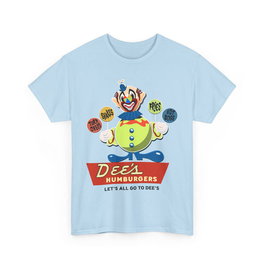 Dee's Hamburgers Let's All Go To Dee's Vintage Logo Chain T-Shirt